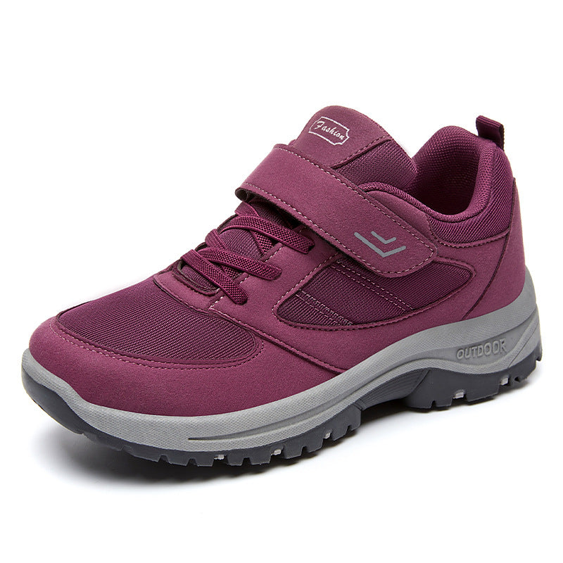 Herre outdoor sneakers med skridsikker sål og justerbar velcro Stilla