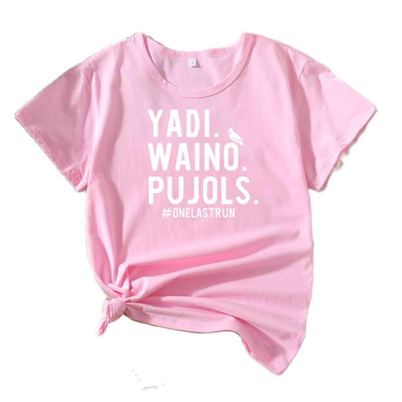 Dame Fritids Grafik T-Shirt Stilla