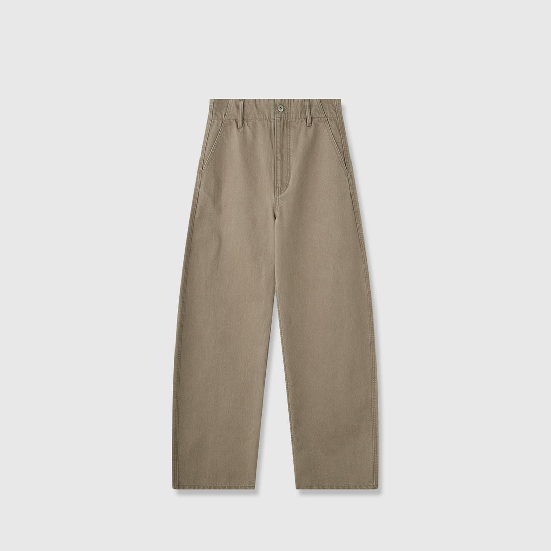 Kvindernes brede denimbukser med høj talje og komfortabel pasform Stilla