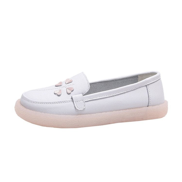 Dame Slip-On Mokkasiner med hjerteformet design i kunstlæder Stilla