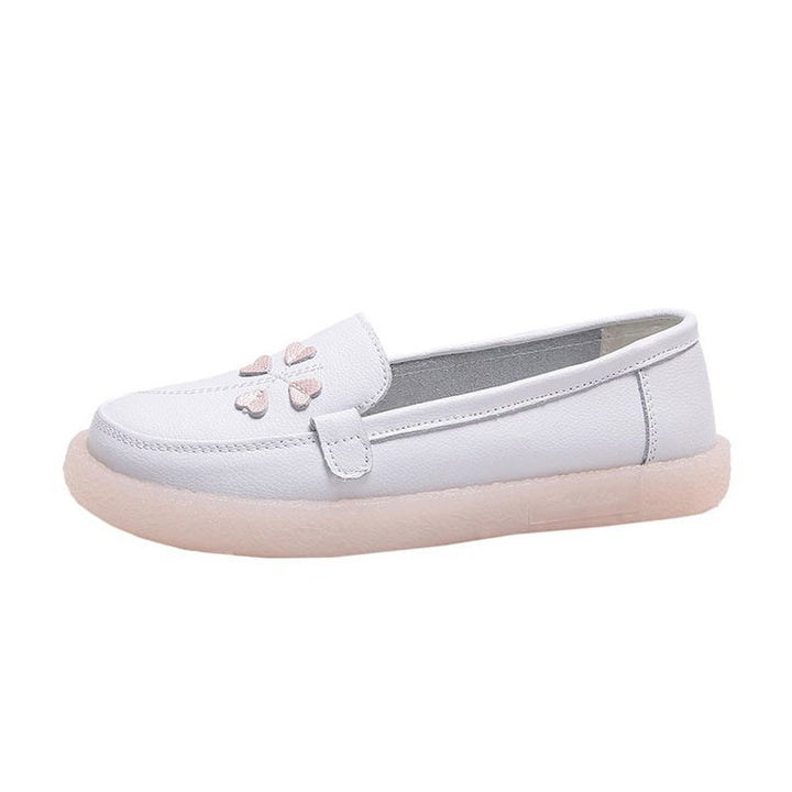 Dame Slip-On Mokkasiner med hjerteformet design i kunstlæder Stilla