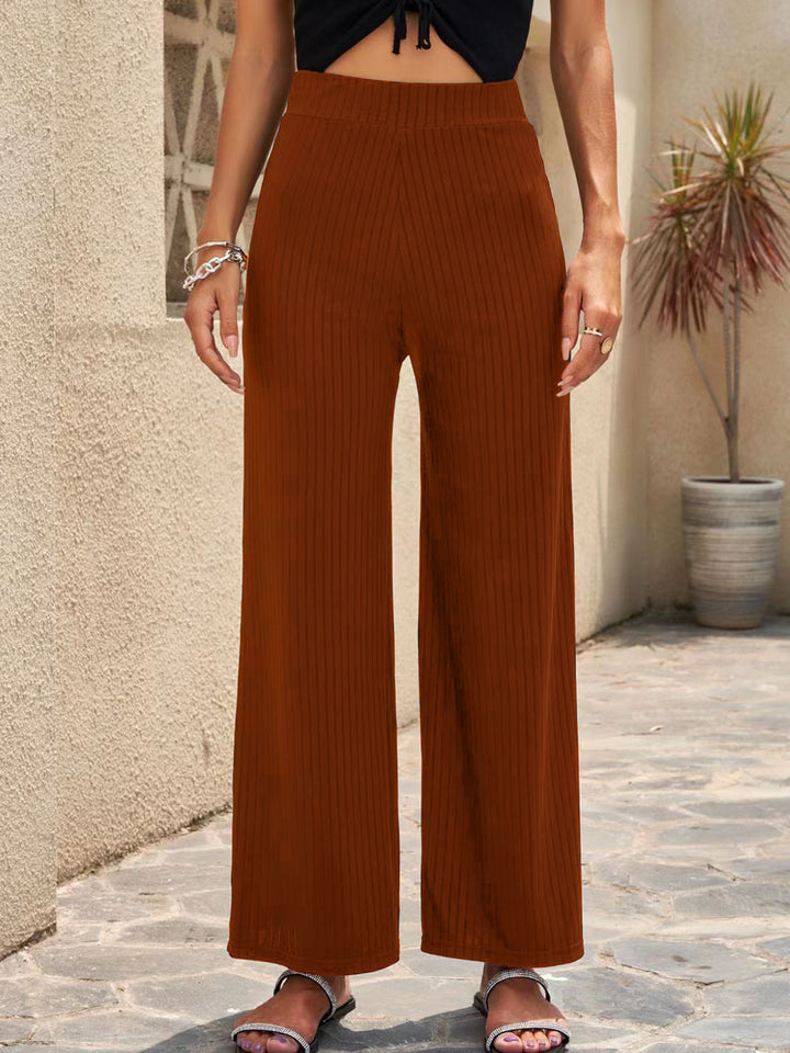 Dame Elegante Plissé-Bukser i casual pasform Stilla