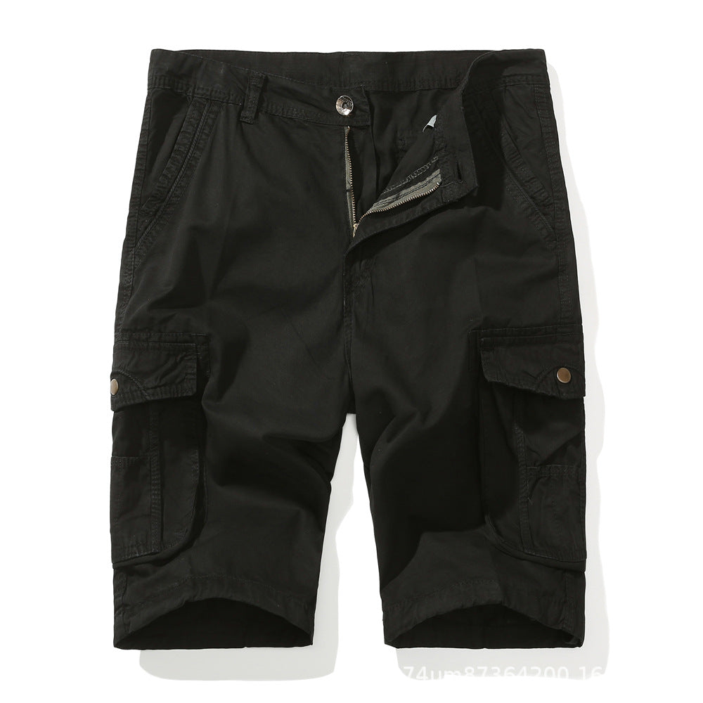 Herrer funktionelle Cargo-shorts med praktiske sidelommer Stilla
