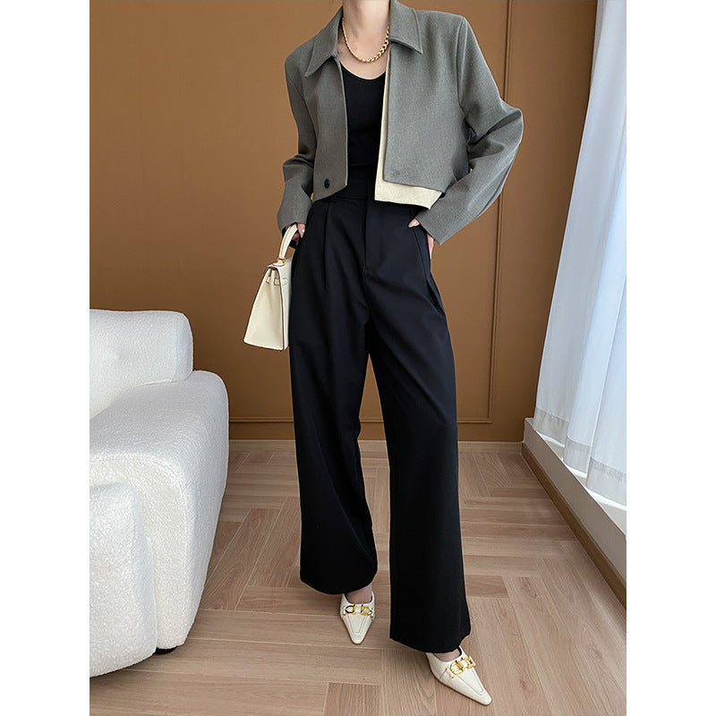 Kvinders stilfulde cropped blazerjakke Stilla