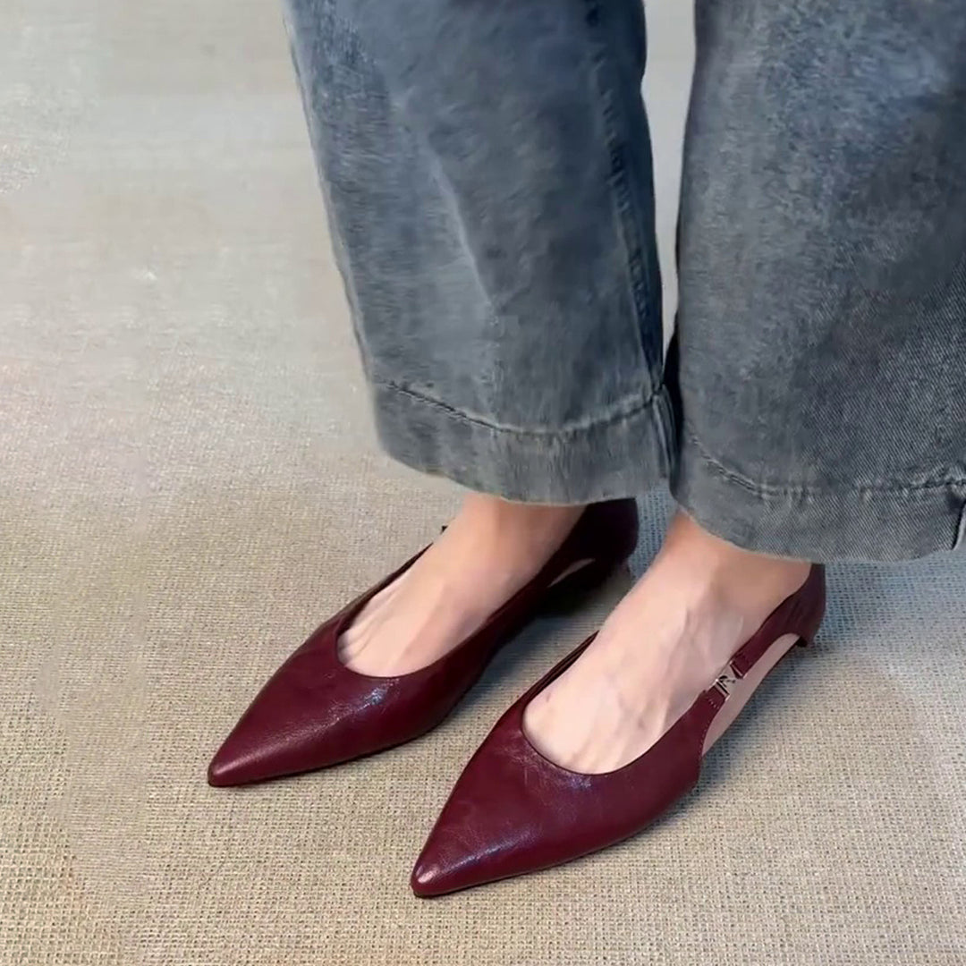 Kvinder Elegante Spids Tå Flade Slip-On Sko Stilla