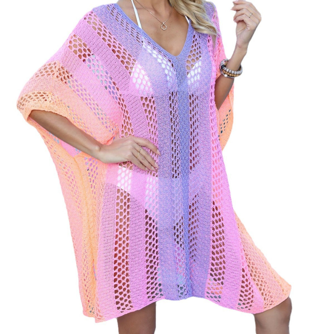 Femme Letvægts Strik Strand Cover-Up Stilla