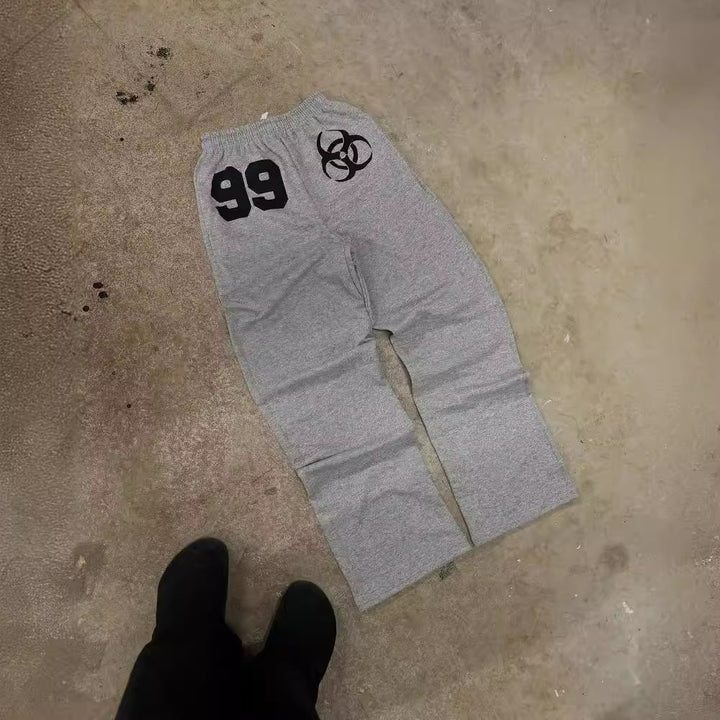 Kvinders sweatpants med urban biohazard design og komfortabel pasform Skovae