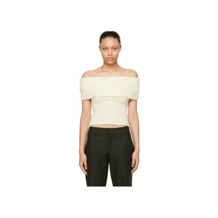 Dame Off-Shoulder Struktur Striktop Stilla
