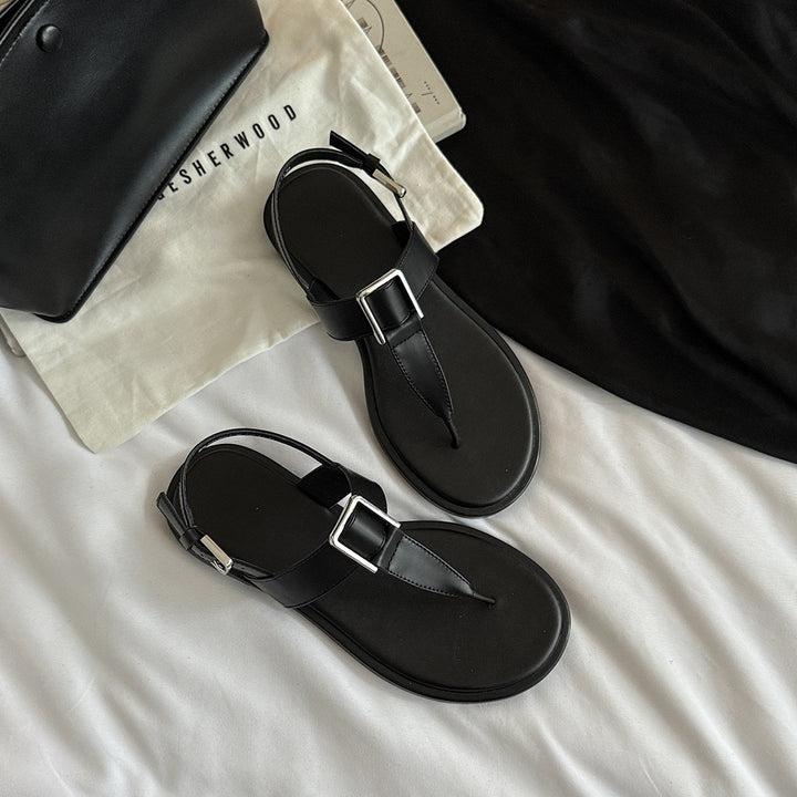Femme Elegante Justerbare Tå Sandaler Stilla