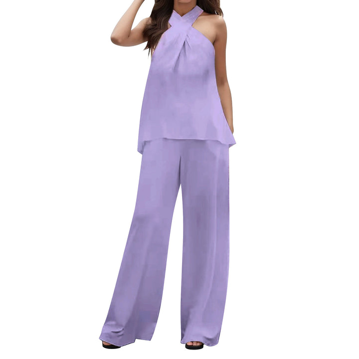 Dame Elegant og luftig jumpsuit med genanvendt stof Stilla