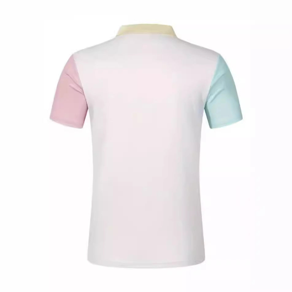 Herren polo shirt med moderne farvedetaljer Stilla