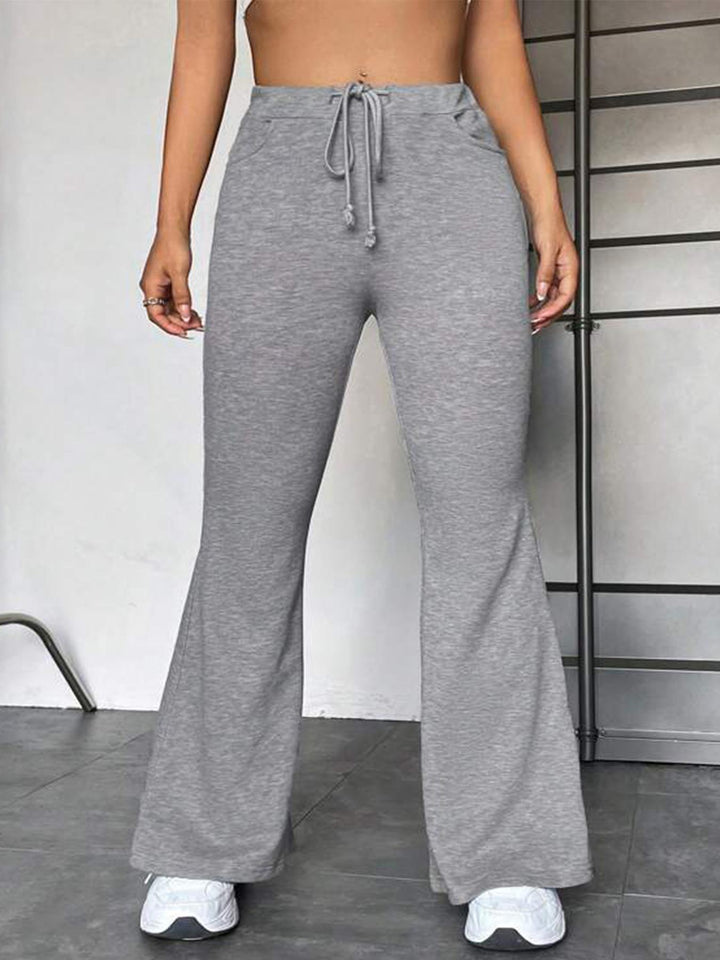 Dame Behagelige Bootcut-bukser med justerbar talje Stilla