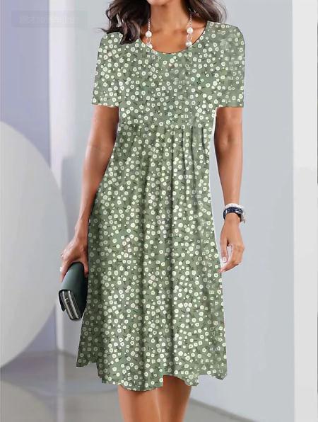 Dame Etuikjole med elegante blomsterdesign Stilla
