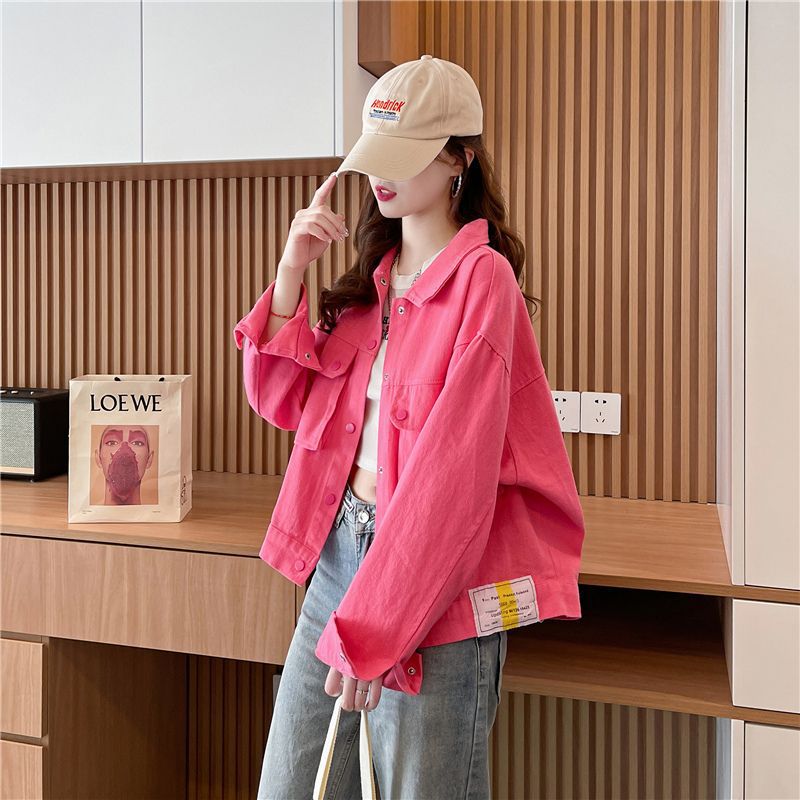 Kvindernes fashionable oversized jakke med trykknapper Stilla