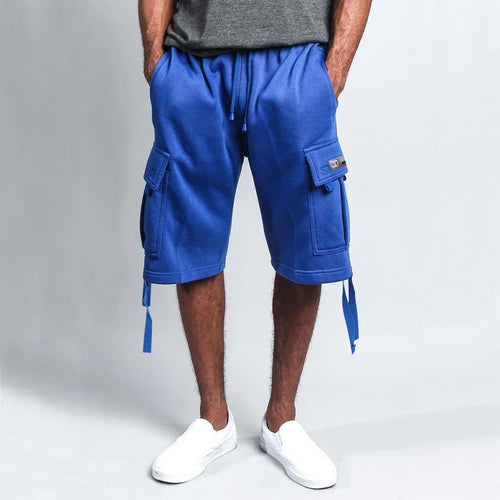 Herrer Cargo-shorts med praktiske lommer og justerbar snor Stilla