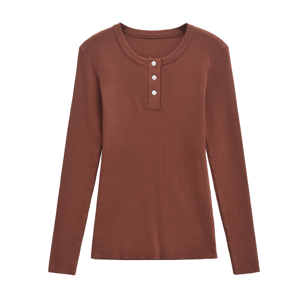 Femme Langærmet Henley Top Stilla