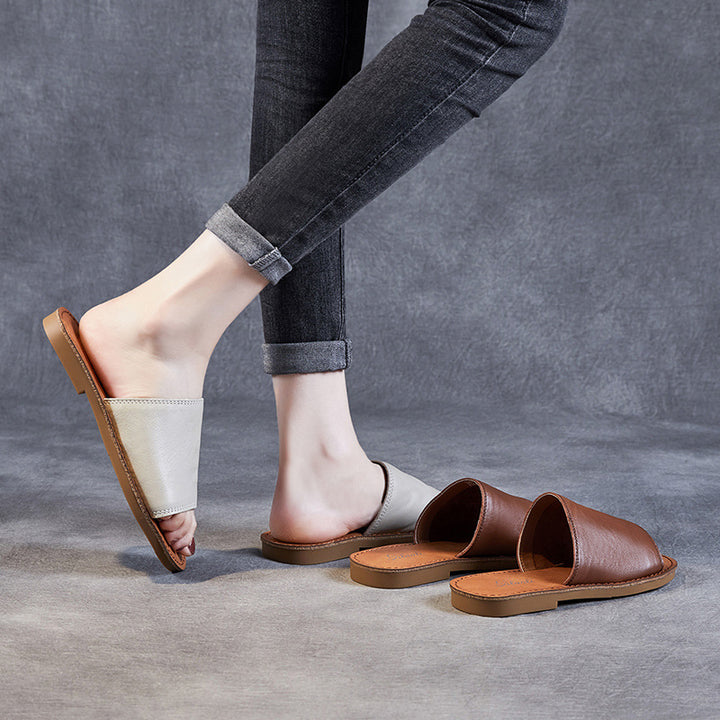 Femme Open-Toe Slide-sandaler med komfort-fodbed-design Stilla
