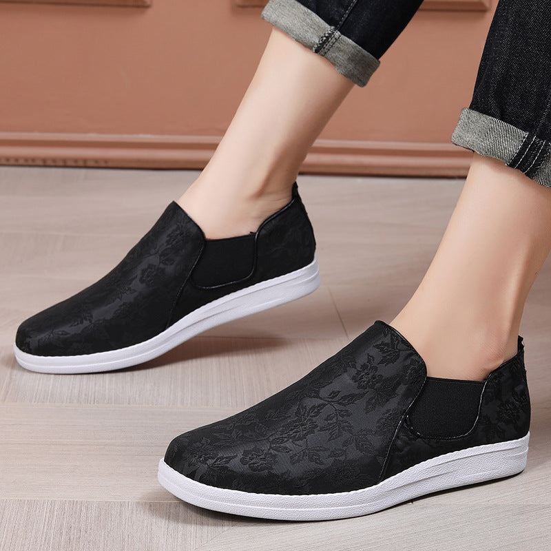 Femme Blomstermønster Slip-On Sneakers Stilla