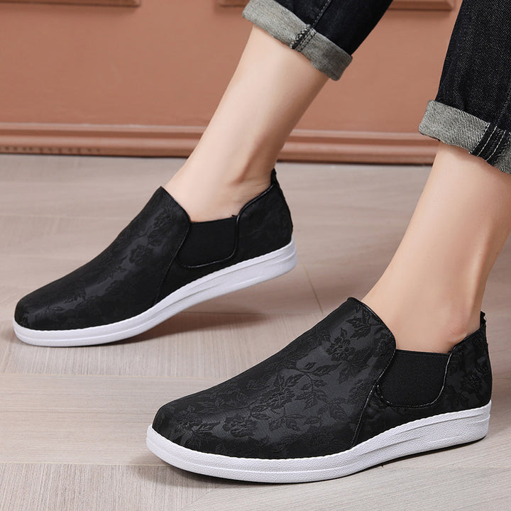 Femme Blomstermønster Slip-On Sneakers Stilla