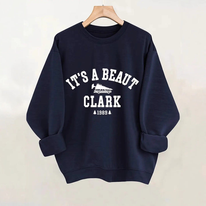 Kvinders sweatshirt med casual tekst og komfortabel pasform Stilla