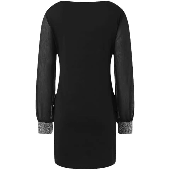 Elegant dame kjole med bølget detalje Stilla