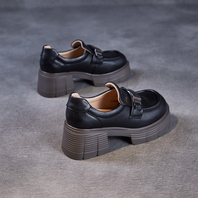 Dame Chunky Platform Slipper med dekorativ spænde Stilla