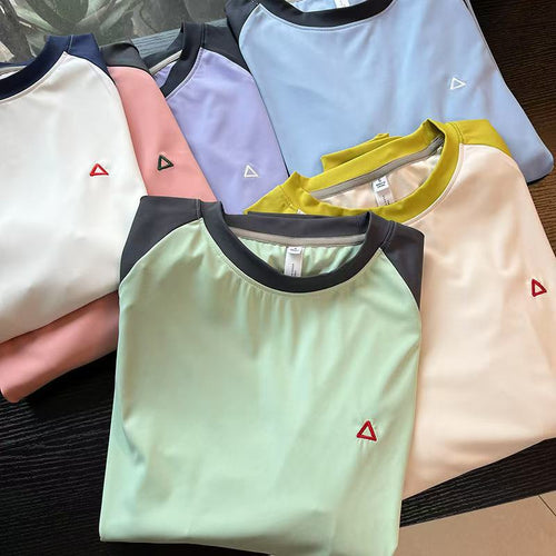Kvinders sporty langærmet T-shirt med åndbare indsæt Stilla