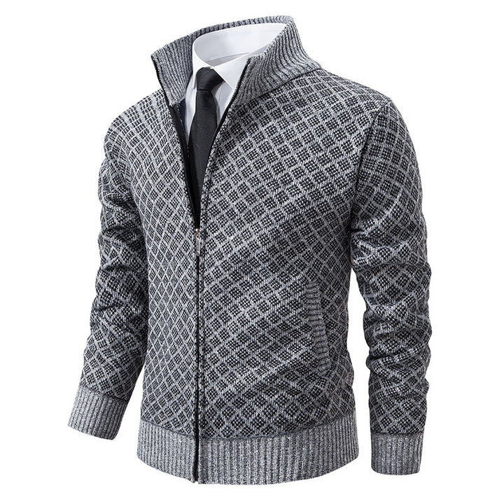 Herre struktureret Zip-Up sweatshirt Stilla