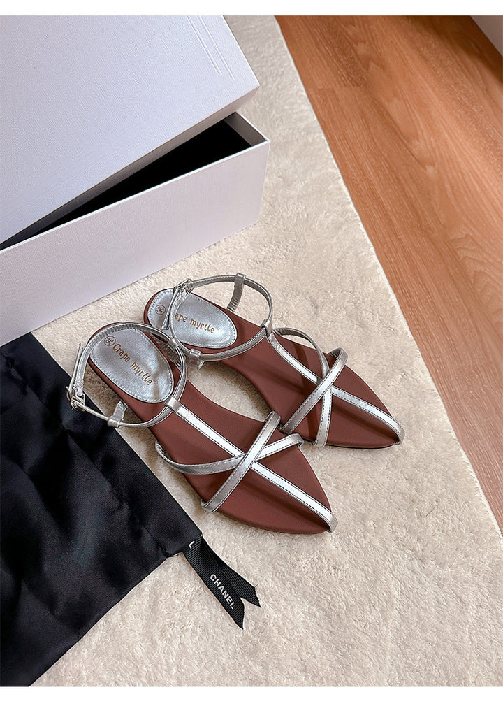 Dame Elegant Rem Sandaler Stilla