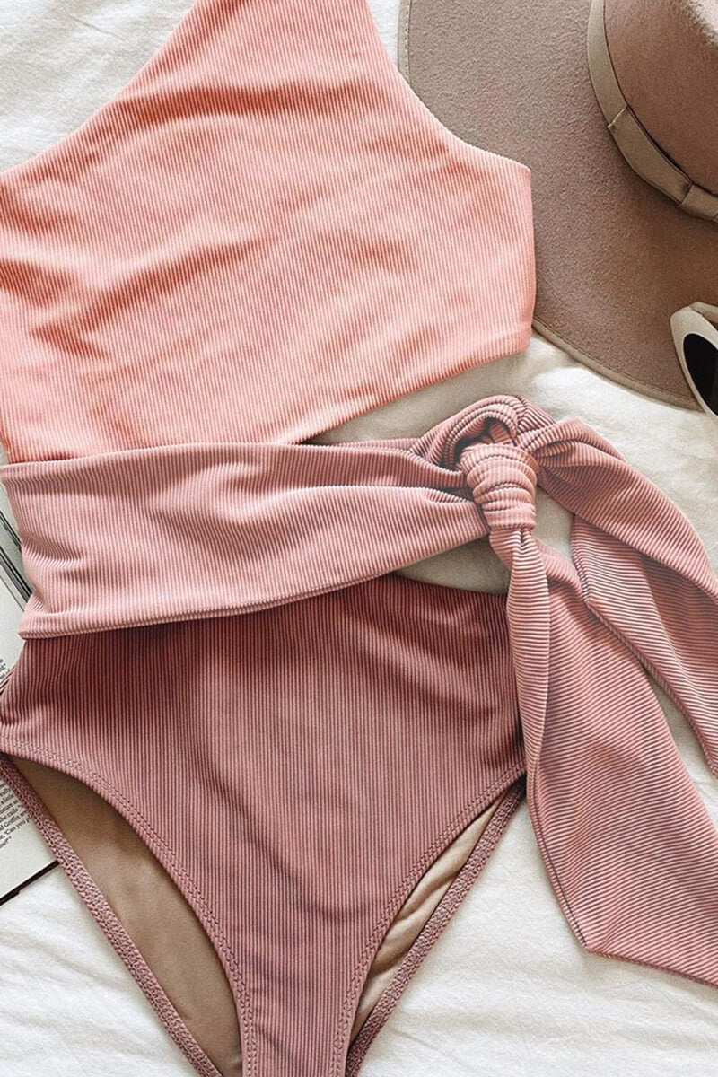Stilla | Asymmetrisk Badedragt Med Tofarvet Butterfly