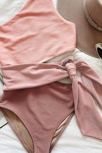 Stilla | Asymmetrisk Bicolor Badedragt med Spids