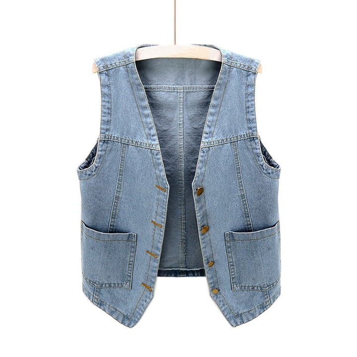 Dame Jeansvest Stilla
