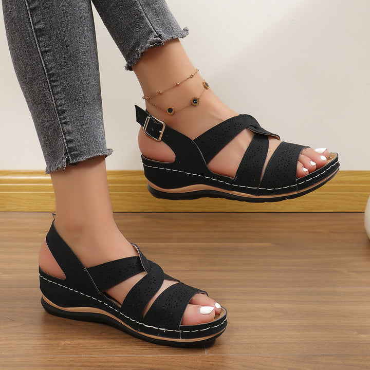 Dame Komfortable Sandaler med justerbar fodrem Stilla