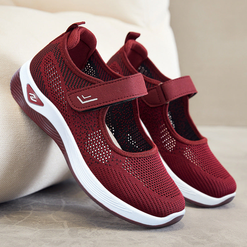 Femme justerbare skulderstropper åndbare sneakers Stilla