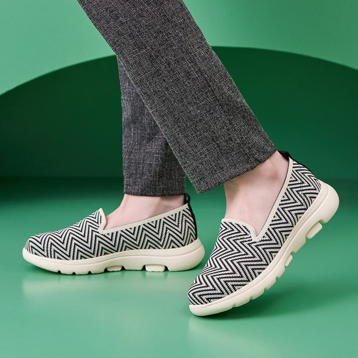 Dame Slip-On Sneakers med ergonomisk dæmpningsteknologi og åndbart overmateriale Stilla