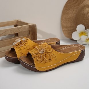 Dame Sandaler med modigt blomsterdesign og ergonomisk fodseng Stilla