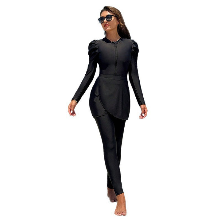 Dame Mode Badetøj Sæt med Hætte Skovae