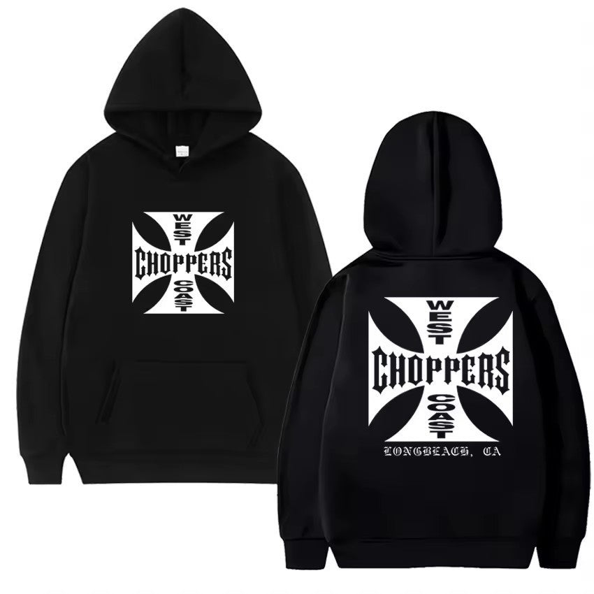 Kvinders hoodie med iøjnefaldende grafisk print og behagelig pasform Skovae
