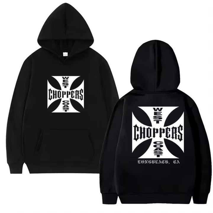 Kvinders hoodie med iøjnefaldende grafisk print og behagelig pasform Skovae