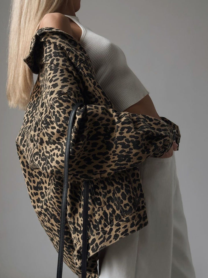 Stilla | Leopardmønster Jakke Alejandra
