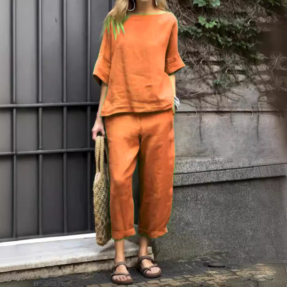 Dame afslappet sommeroutfit Stilla