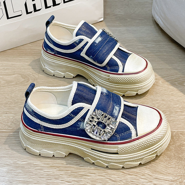 Dame Sneakers med trendy design og glitrende detalje Stilla
