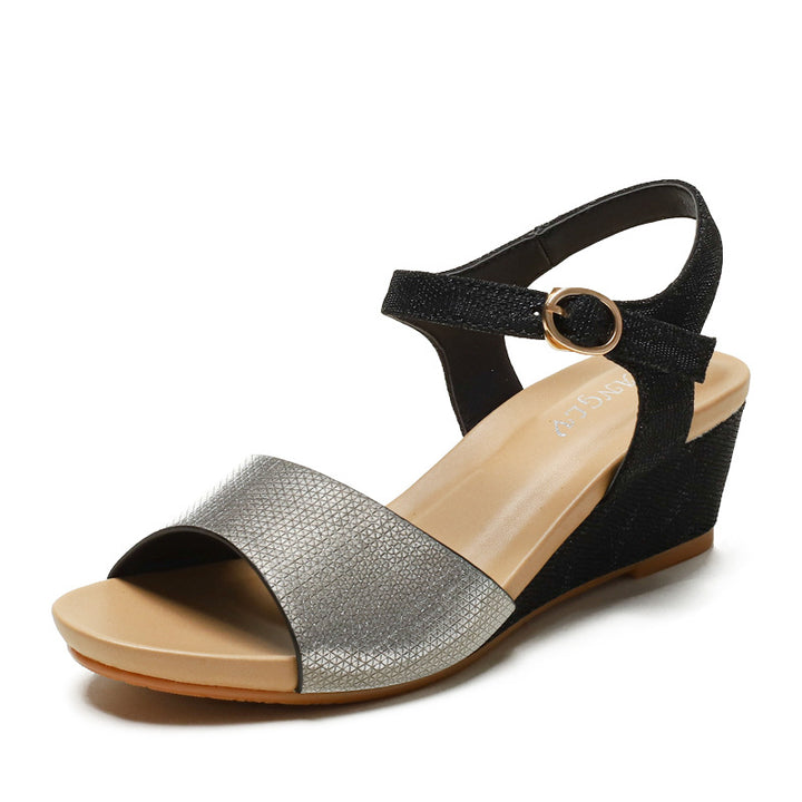Dame Wedge-sandaler med moderigtige detaljer og komfortabel dæmpning Stilla