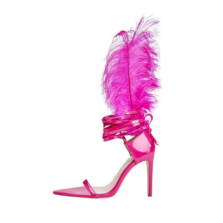 Femme High-Fashion Fjer Stiletter Stilla