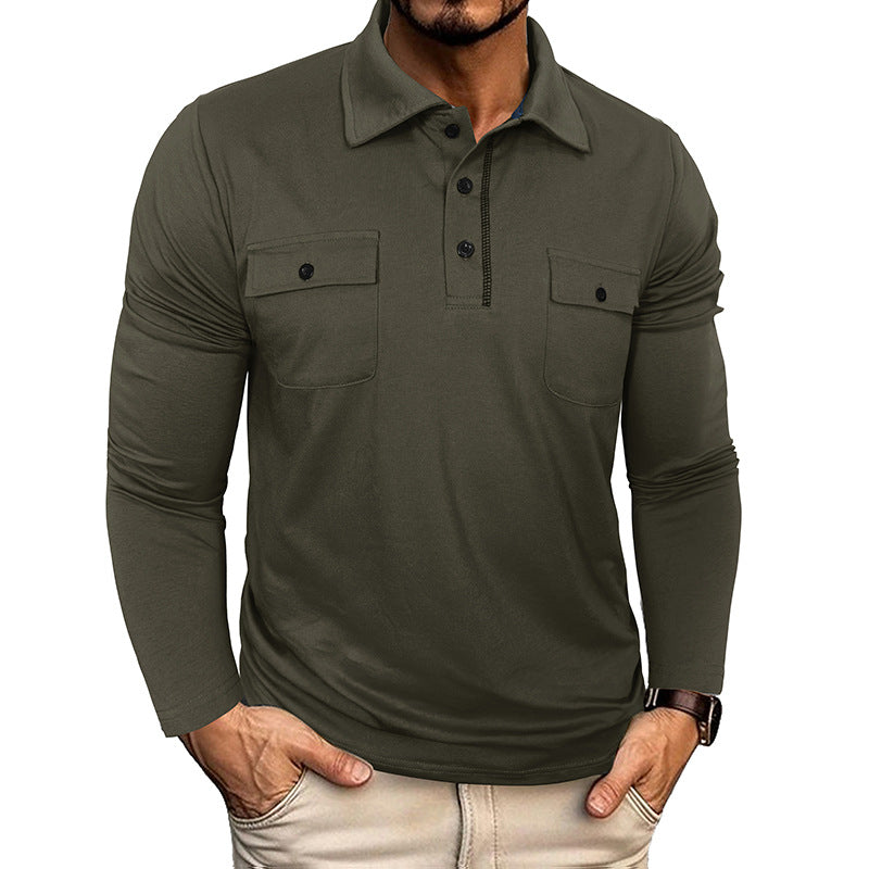 Herrer Langærmet polo shirt Stilla