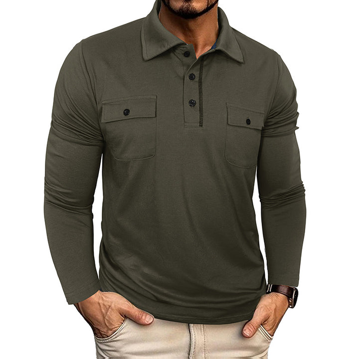 Herrer Langærmet polo shirt Stilla