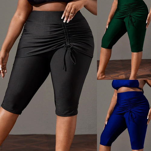 Dame figursyet sportleggings med raffineret rynkning og justerbar talje Stilla