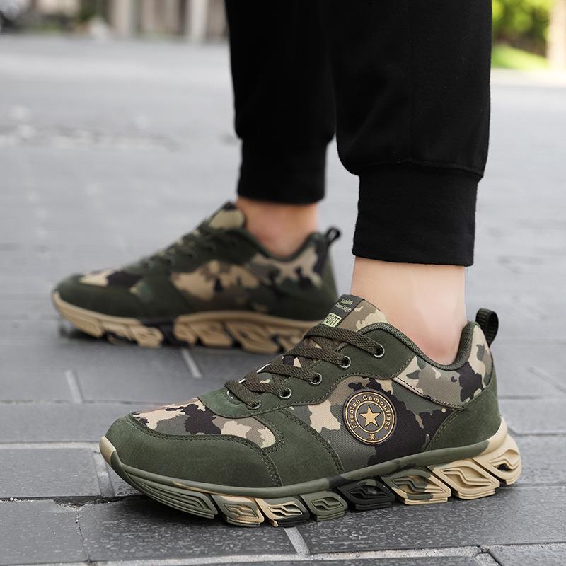 Herrer Camo Mode Sneakers Stilla