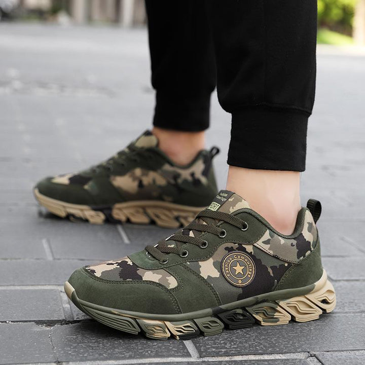 Herrer Camo Mode Sneakers Stilla