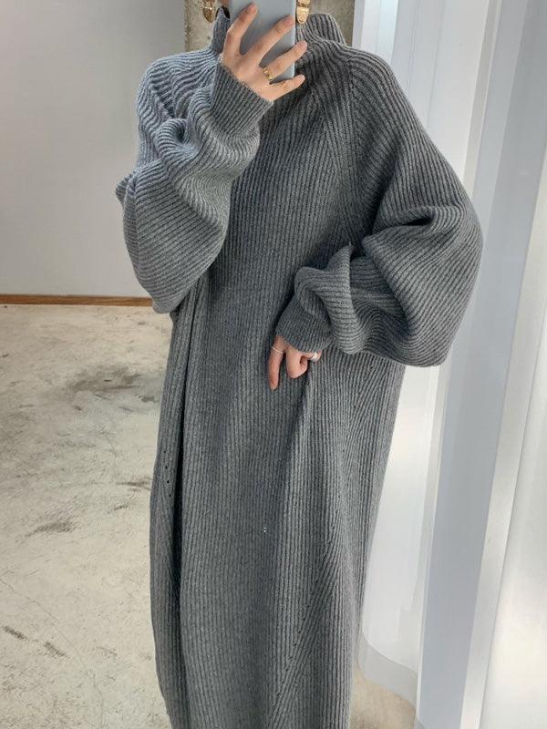 Stilla | Casual Kjole Med Rullekrave